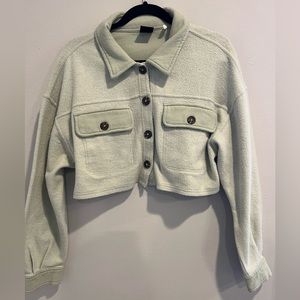 women’s cropped sweater jacket